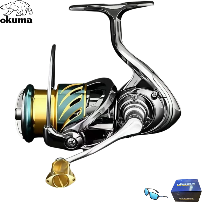 بكرة صيد OKUMA 1000-7000 معدني - مراجعة Kastking Reel Zephyr وسعره
